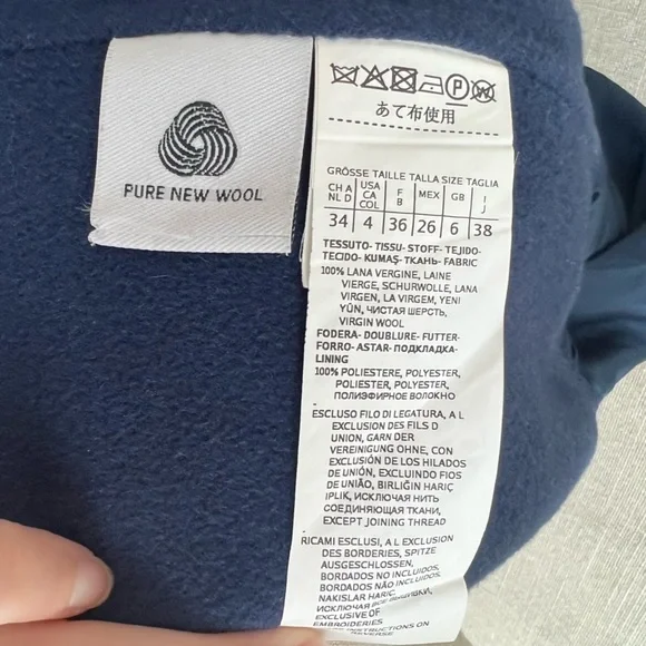 Weekend Max Mara Floral Appliqué Wool Swing Coat - Picture 7 of 13